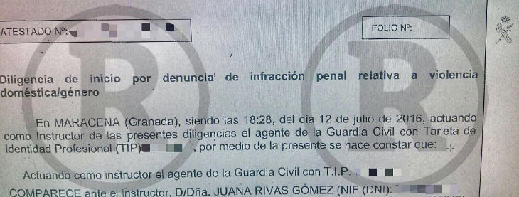 La denuncia de Juana se interpuso el 12 de julio de 2016