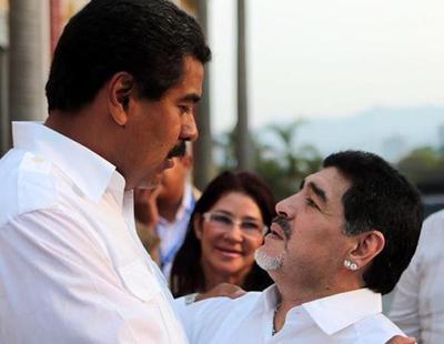 Maradona se ofrece como soldado a Maduro para luchar "contra el imperialismo"