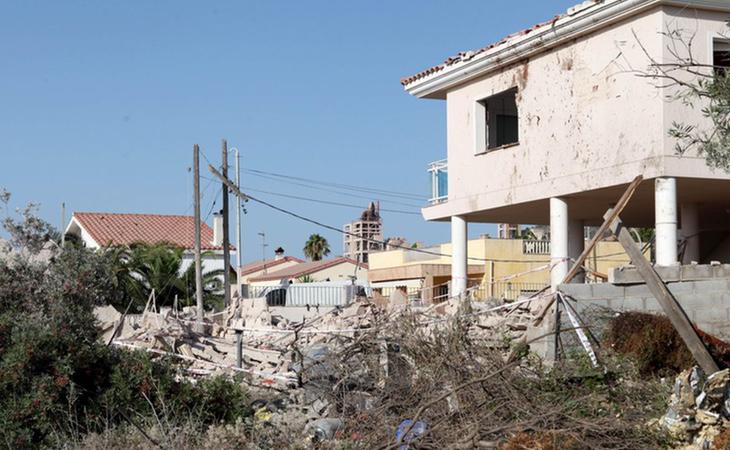 Así quedó la casa de Alcanar tras la explosión