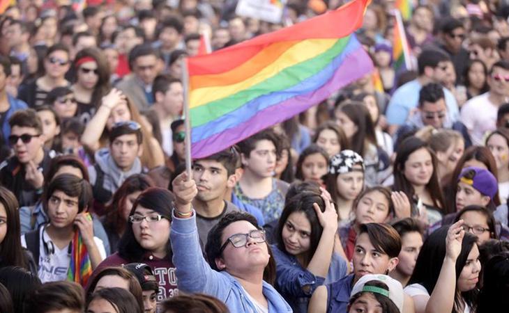 Manifestación del Orgullo Gay en Santiago de Chile