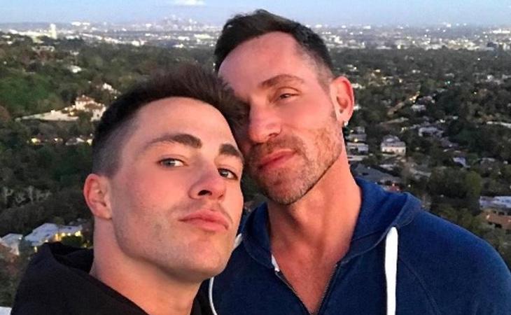 Colton Haynes junto a su pareja, Jeff Leatham