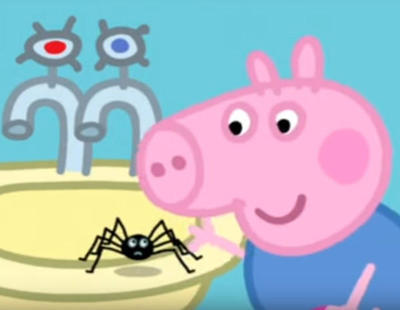 Censuran un episodio en el que Peppa Pig juega con una araña por "peligroso"