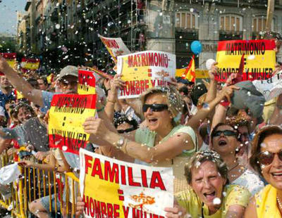 Católicos y el Foro de la Familia se va a movilizar contra la ley LGTBI