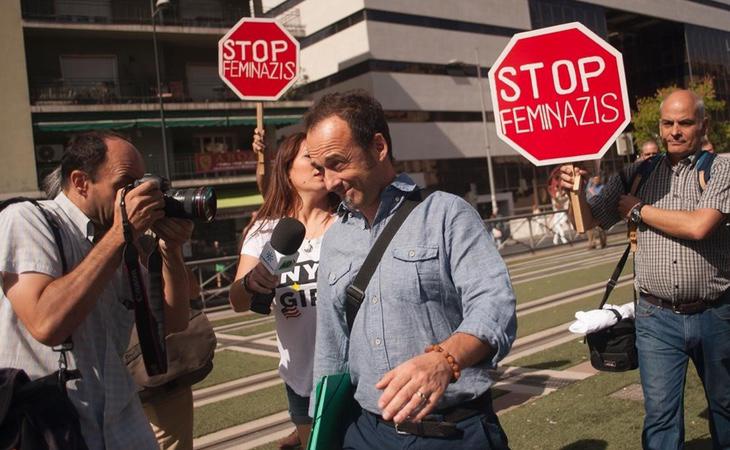 Francesco Arcuri, a su entrada en los juzgados