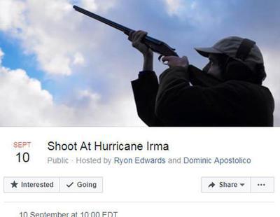 Derribar el huracán Irma "a tiros": el loco plan de los defensores de las armas en EE.UU.