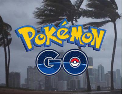 'Pokémon Go' incita a salir a cazar en pleno Huracán Irma