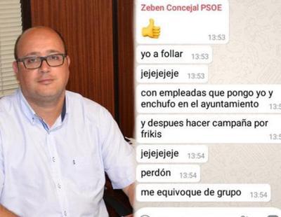 El PSOE suspende al concejal que "enchufaba empleadas para follar", un error según el edil