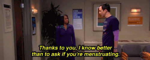 Sheldon y la menstruacón
