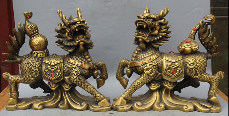 Estatuas Qilin