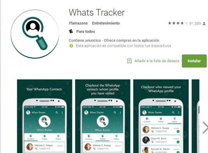 Whats Tracker, una aplicación para los más curiosos