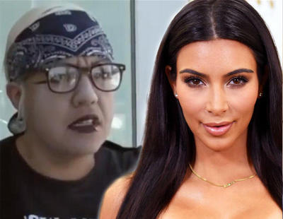 Amenazan de muerte a Kim Kardashian con un machete y una pistola