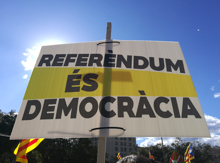 MÉS per Mallorca son partidarios de que el referendum se tendría que permitir en un verdadero estado democrático