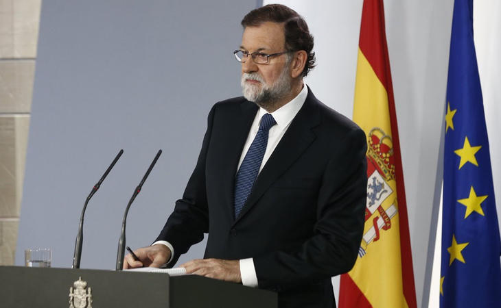 Comparecencia de Rajoy tras el 1-O