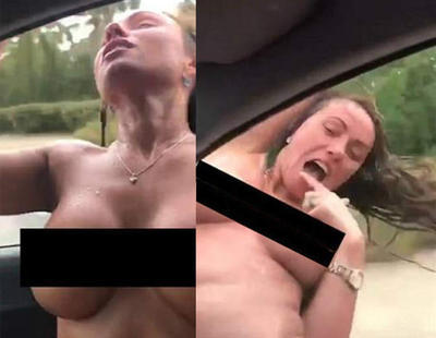 Semidesnuda, con medio cuerpo fuera del coche en marcha, muere al golpearse con una señal