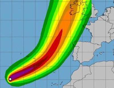 El huracán Ofelia se acerca a la costa española y amenaza con alcanzar el norte el lunes