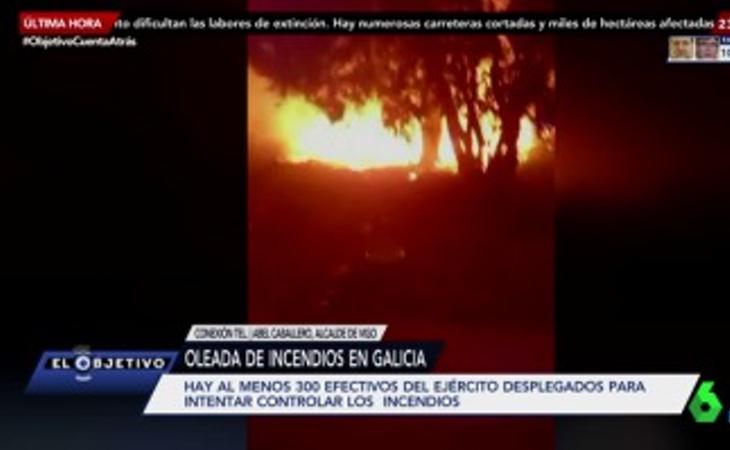 LaSexta modificó su programación para informar sobre los incendios durante la peor jornada para Galicia