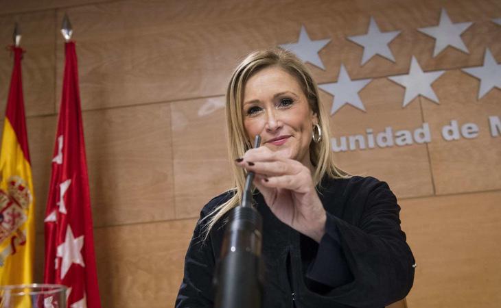 Cristina Cifuentes ha realizado un esfuerzo por desprenderse de los casos de corrupción que azotan al PP