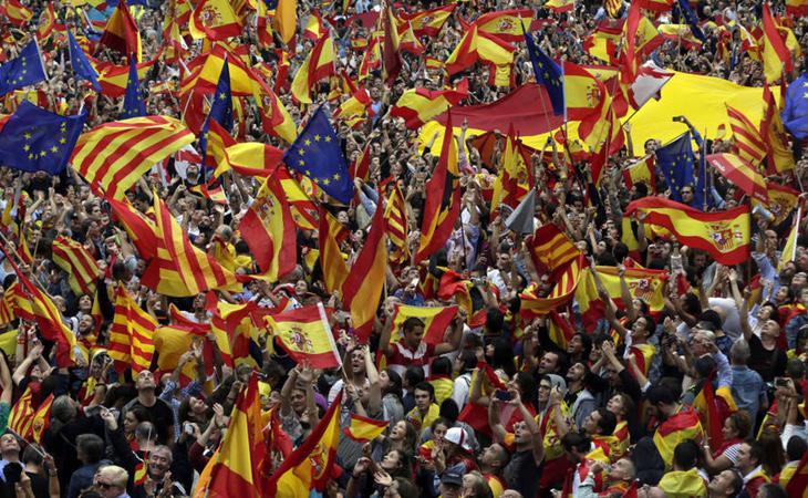 Miles de personas se manifestaron a favor de la unidad de España el pasado 8 de octubre