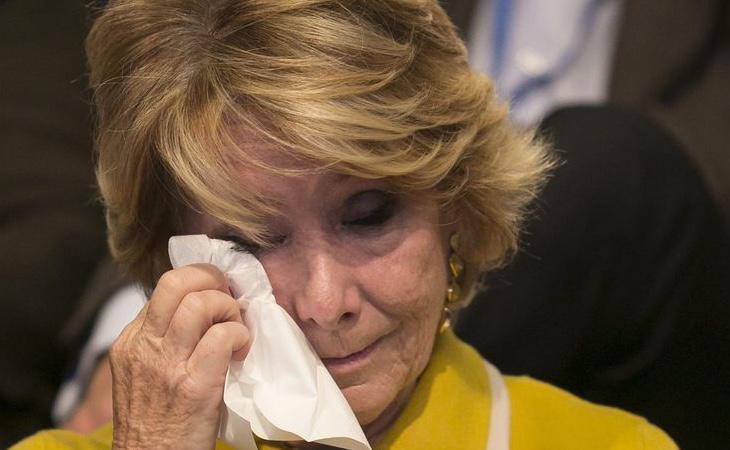 Esperanza Aguirre ganó las elecciones gracias a la presunta financiación ilegal del PP madrileño