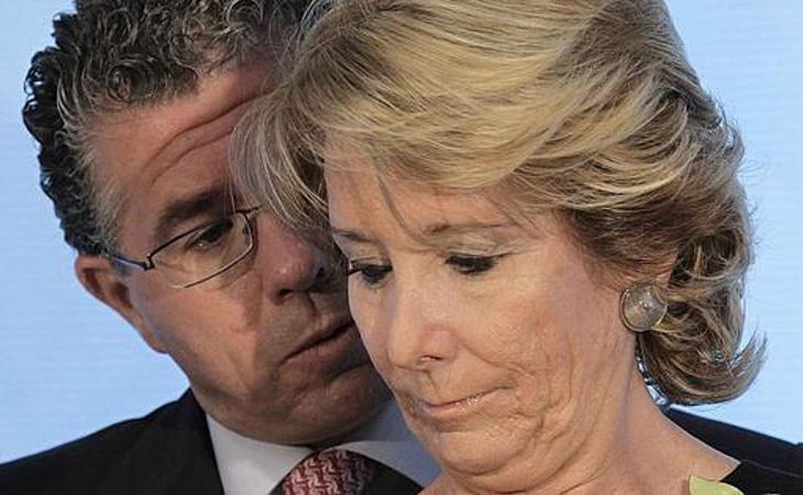 Francisco Granados junto a Esperanza Aguirre