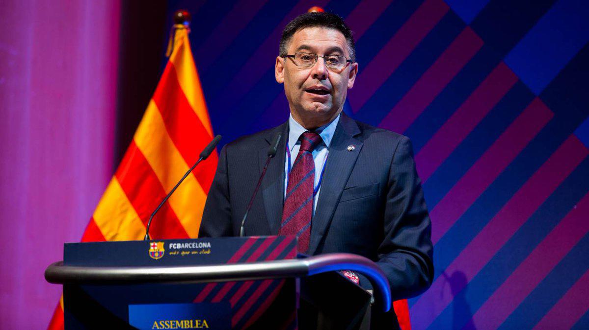 El presidente del F.C. Barcelona, Josep María Bartomeu, ha tachado de 'inadmisible' la detención de los Jordis