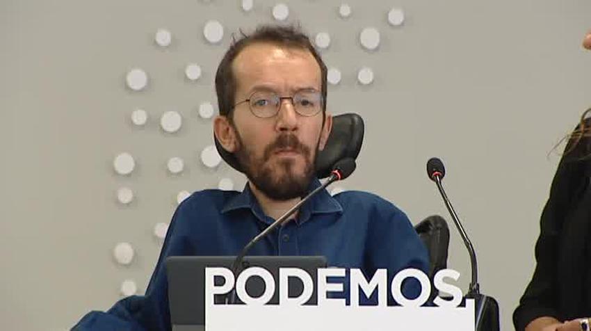 'Rajoy ha acabado con la democracia: rompe con el consenso del 78', dice Pablo Echenique desde Podemos