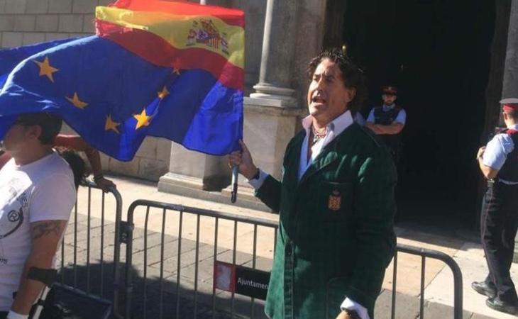 Álvaro de Marichalar durante la celebración del Orgullo Gay