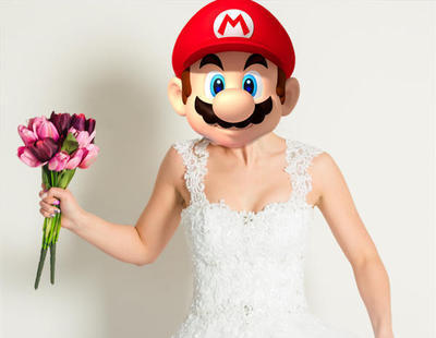 Super Mario se traviste con un traje de novia en su nuevo juego