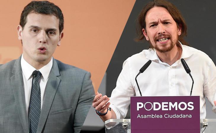 Podemos desciende mientras Ciudadanos crece en las encuestas