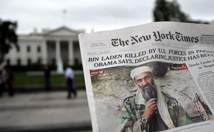 Portada de 'The New York Times' tras el asesinato de Bin Laden