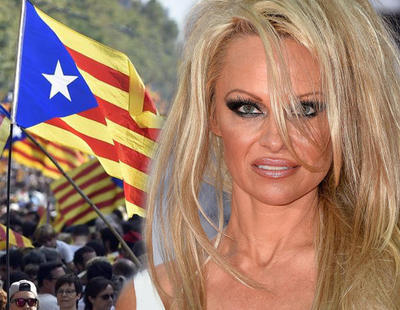 Pamela Anderson defiende el derecho a decidir de Cataluña y ataca al PP