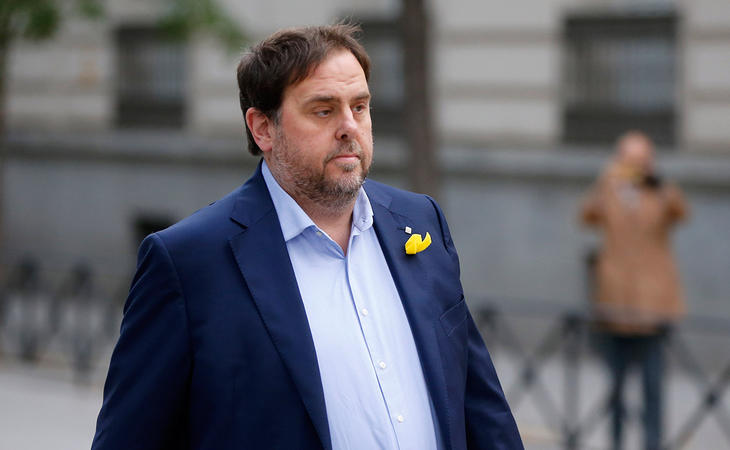 Oriol Junqueras entró en prisión el 2 de noviembre acusado de rebelión, sedición y malversación