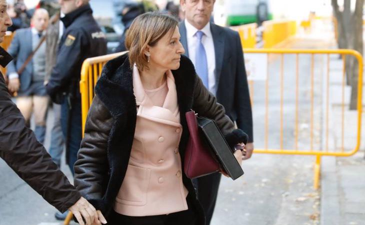 Forcadell evitó la prisión tras negarse a continuar actuando al margen de la ley