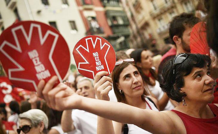 Las manifestaciones se sucedieron en toda Pamplona