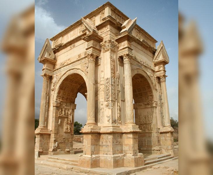 La ciudad de Leptis Magna cuenta con un estado de conservación envidiable