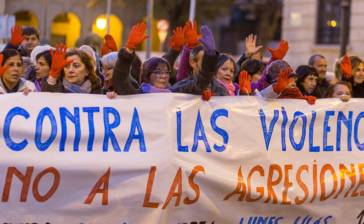 Manifestación contra las agresiones sexistas