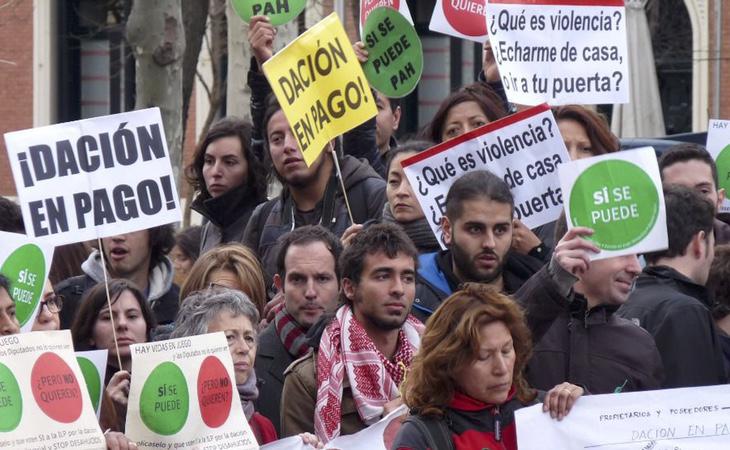 El PP se muestra en contra de la dación en pago que pide la PAH y la mayoría de los españoles