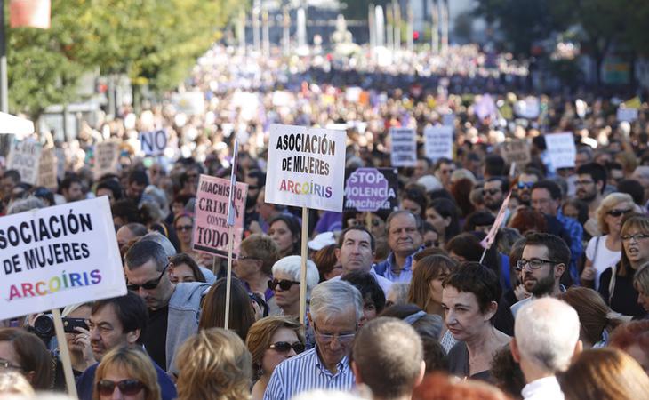 La sociedad española se ha volcado para mostrar su apoyo a la víctima