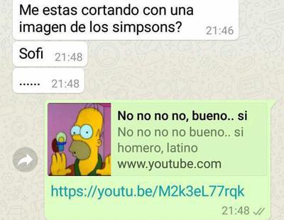 Deja a su novio con memes de 'Los Simpsons' y las redes sociales enloquecen