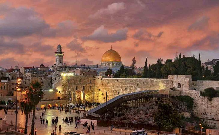 La ciudad vieja de Jerusalén ha estado divida tradicionalmente entre Palestina e Israel