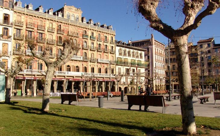 La mujer se encontraba en el centro de Pamplona en el moment