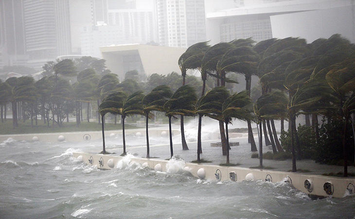 Irma en su paso por Florida