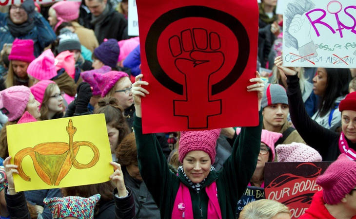 La Marcha de las Mujeres reivindicó el feminismo y los derechos de las mujeres