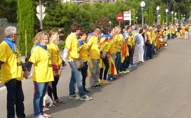 La vía catalana supuso uno de los grandes hitos de la ANC