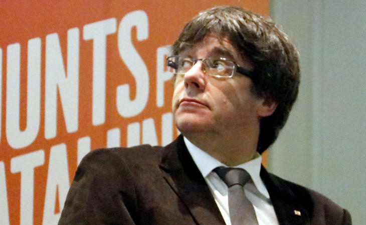 Carles Puigdemont, desde Bruselas: 'No es normal esta jornada en la que hay candidatos en prisión y en el exilio'