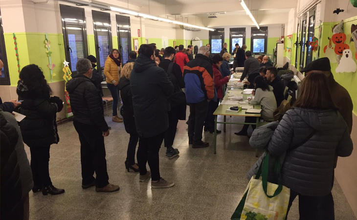 PRIMEROS DATOS DE PARTICIPACIÓN: 34,51% a las 13 horas, cifra similar a la de 2015, cuando se situó en un 35,1%