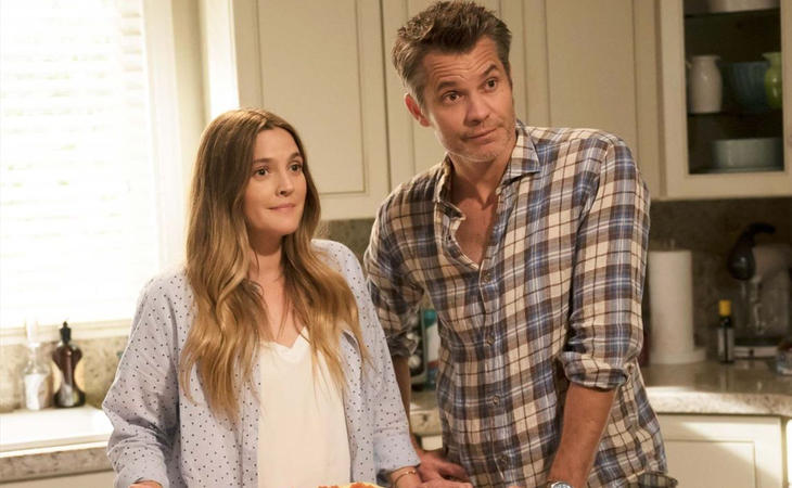 Drew Barrymore y Timothy Olyphant en 'Santa Clarita Diet'