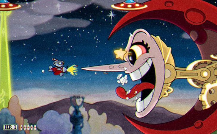 'Cuphead' tiene fases tambien de lucha en el aire