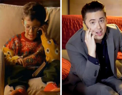El niño del "Hola soy Edu, feliz Navidad" recrea el mítico anuncio 20 años después