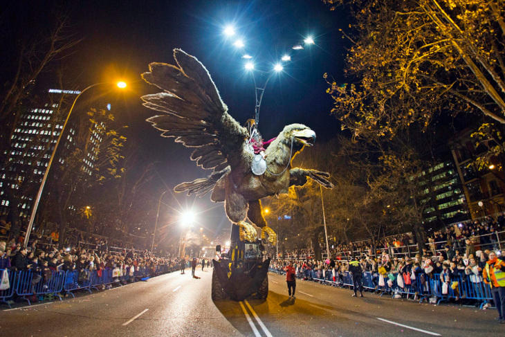 Hay muchas carrozas que poco tienen que ver con la tradición